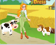 Caitlyn dress up farm Celeb HTML5 játék