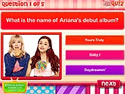 Ariana Grande quiz Celeb jtkok ingyen