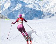 Slalom ski sport játék online
